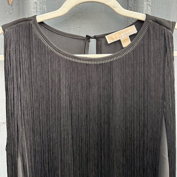 Michael Kors Fringe Blouse, size Large - Picture 8 of 10